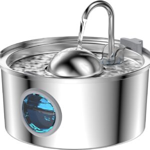 Stainless Steel Cat Water Fountain for Pets