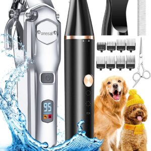 oneisall Dog Grooming Kit for Thick Coats